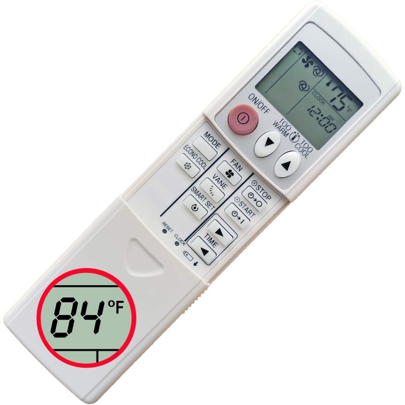 CHOUBENBEN Replacement Mitsubishi Electric Mr Slim Air Conditioner Remote Control MSZ-A09NA MSZ-A12NA MSZ-A15NA MSZ-A17NA - Image 1